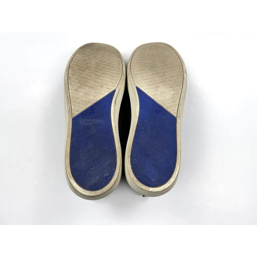Rothy's Chelsea Boots Women 11 $145 Knit Comfort Washable Sneaker Round Toe Navy